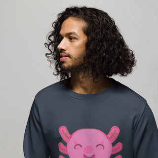 Unisex "Bubbles" Organic Cotton Fleece Crew - ouraxo