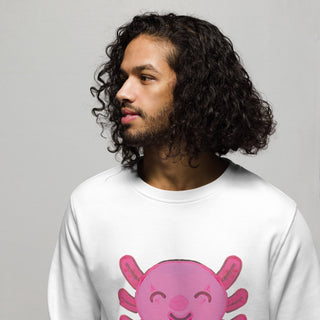 Unisex "Bubbles" Organic Cotton Fleece Crew - ouraxo