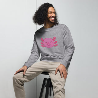 Unisex "Bubbles" Organic Cotton Fleece Crew - ouraxo