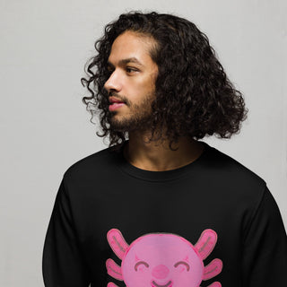 Unisex "Bubbles" Organic Cotton Fleece Crew - ouraxo