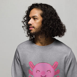 Unisex "Bubbles" Organic Cotton Fleece Crew - ouraxo