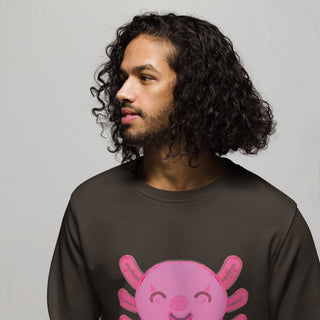 Unisex "Bubbles" Organic Cotton Fleece Crew - ouraxo