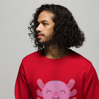 Unisex "Bubbles" Organic Cotton Fleece Crew - ouraxo