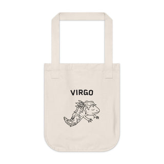 "VIRGO SIGN" TOTE BAG FROM ZODIAC COLLECTION - 100% CERTIFIED ORGANIC COTTON CANVAS - ouraxo