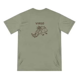 Virgo Zodiac T Shirt | Organic Cotton | Sustainable Axolotl Apparel - ouraxo