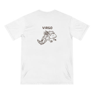 Virgo Zodiac T Shirt | Organic Cotton | Sustainable Axolotl Apparel - ouraxo