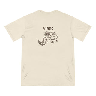 Virgo Zodiac T Shirt | Organic Cotton | Sustainable Axolotl Apparel - ouraxo