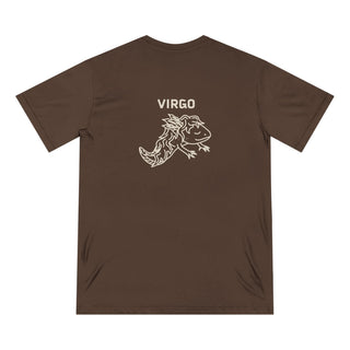 Virgo Zodiac T Shirt | Organic Cotton | Sustainable Axolotl Apparel - ouraxo