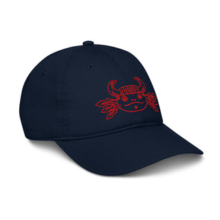 Zodiac hat with Taurus sign. 100% organic cotton. Have fun with astrology personality traits. - ouraxo