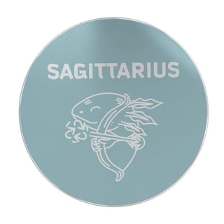 ZODIAC WHEEL WITH SAGITAARIUS SIGN TOP - ouraxo